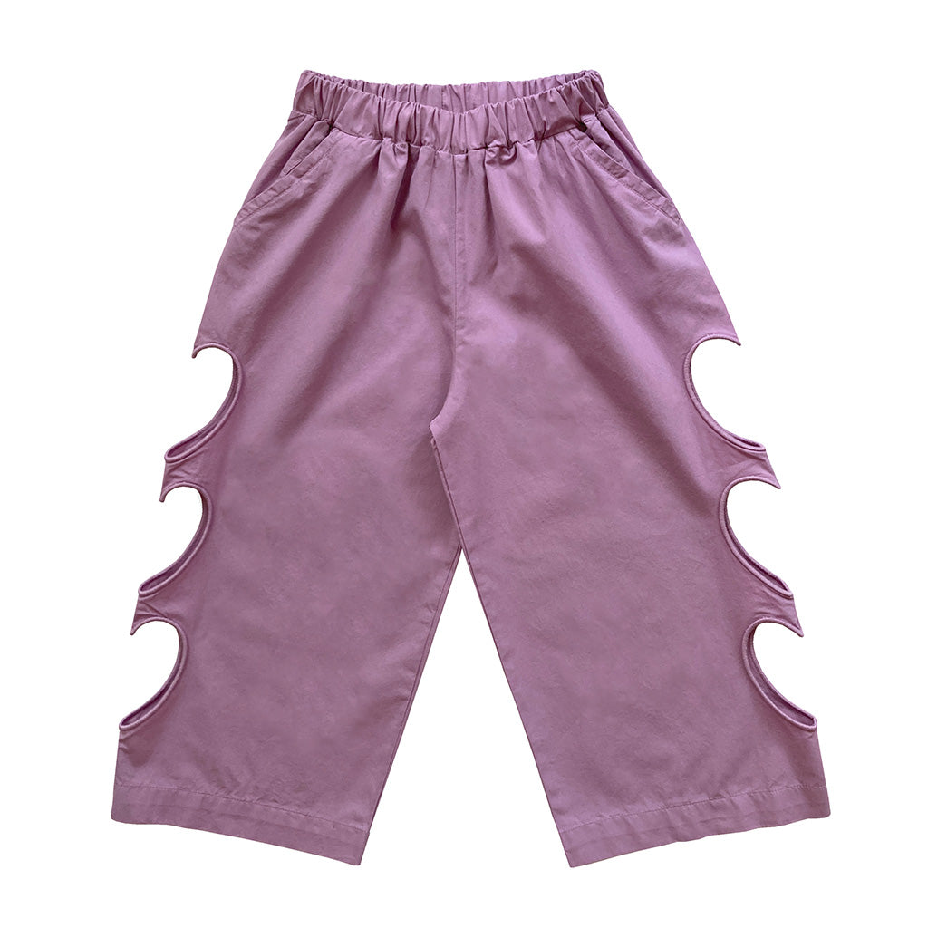 Pants Wide Leg Heart Cut Out
