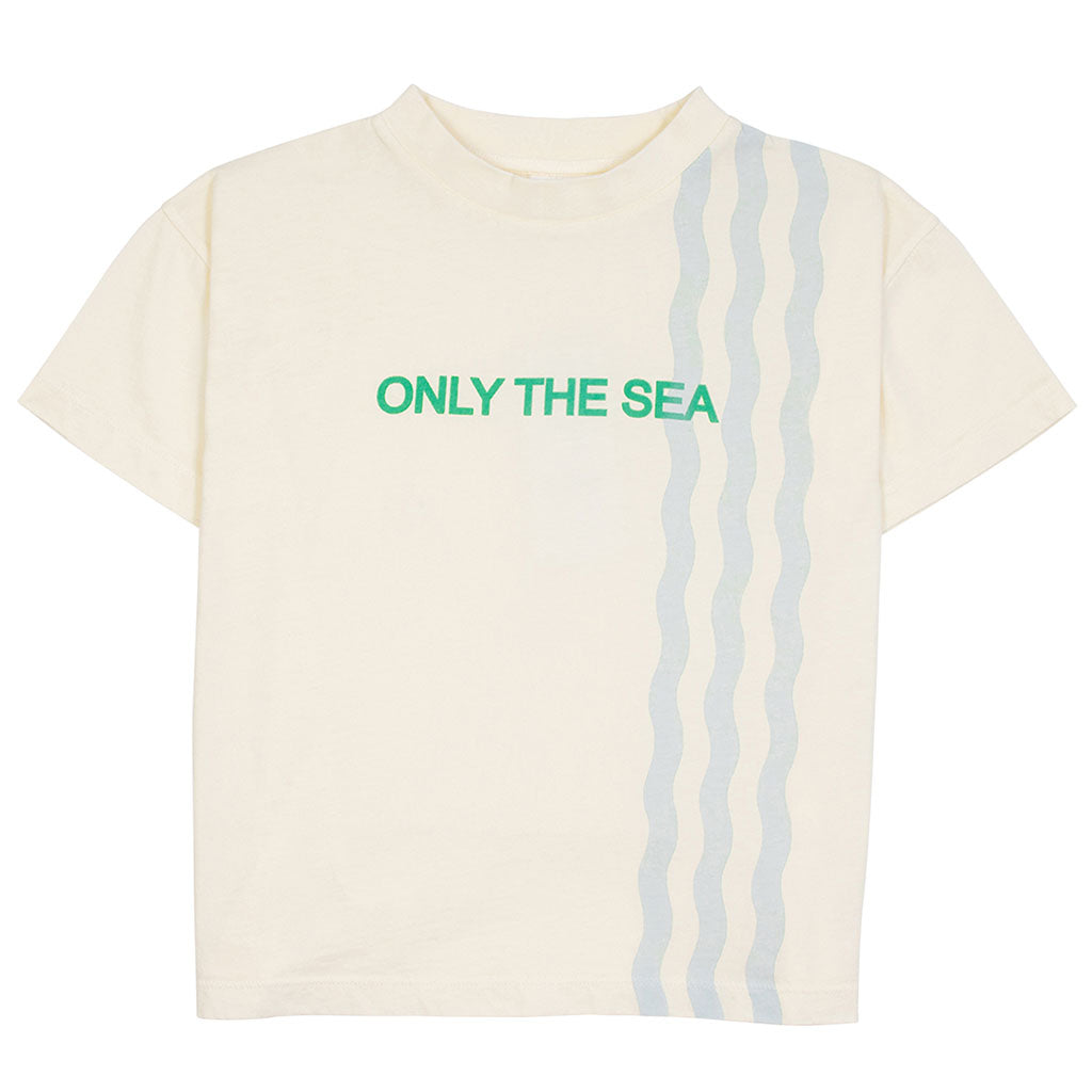 Tee Waves Ecru Sail Green