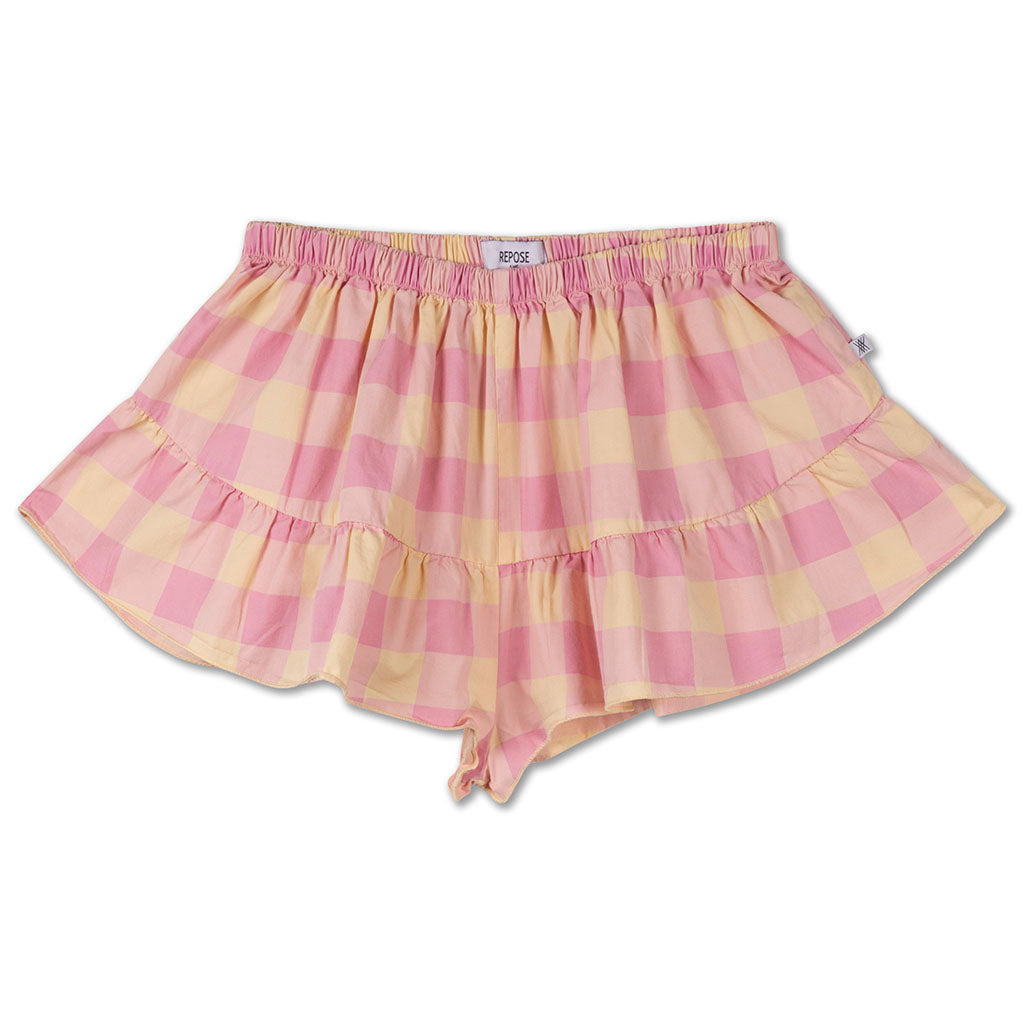 Skirt Short Sand Pink BB Check