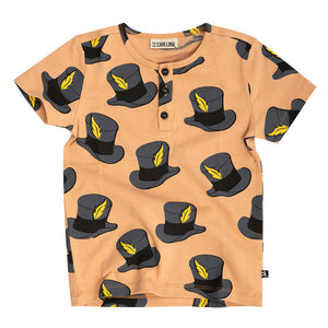 Tee Henley Shortsleeve Mr. Hat