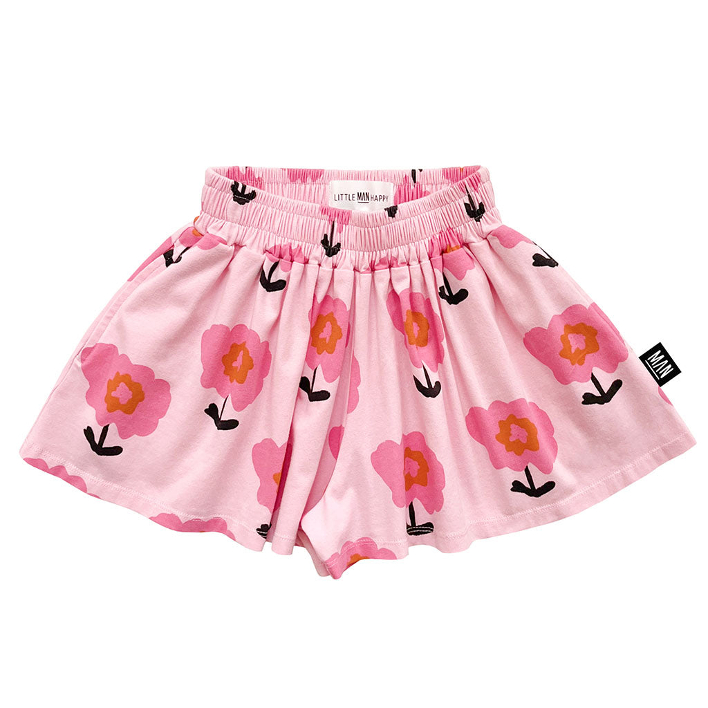 Shorts Wide Leg Flower Retreat