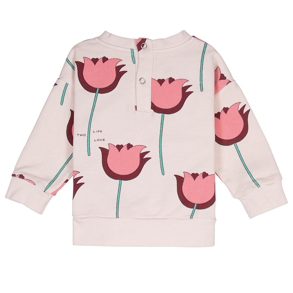 Sweater Baby Two Lips Love Ecru