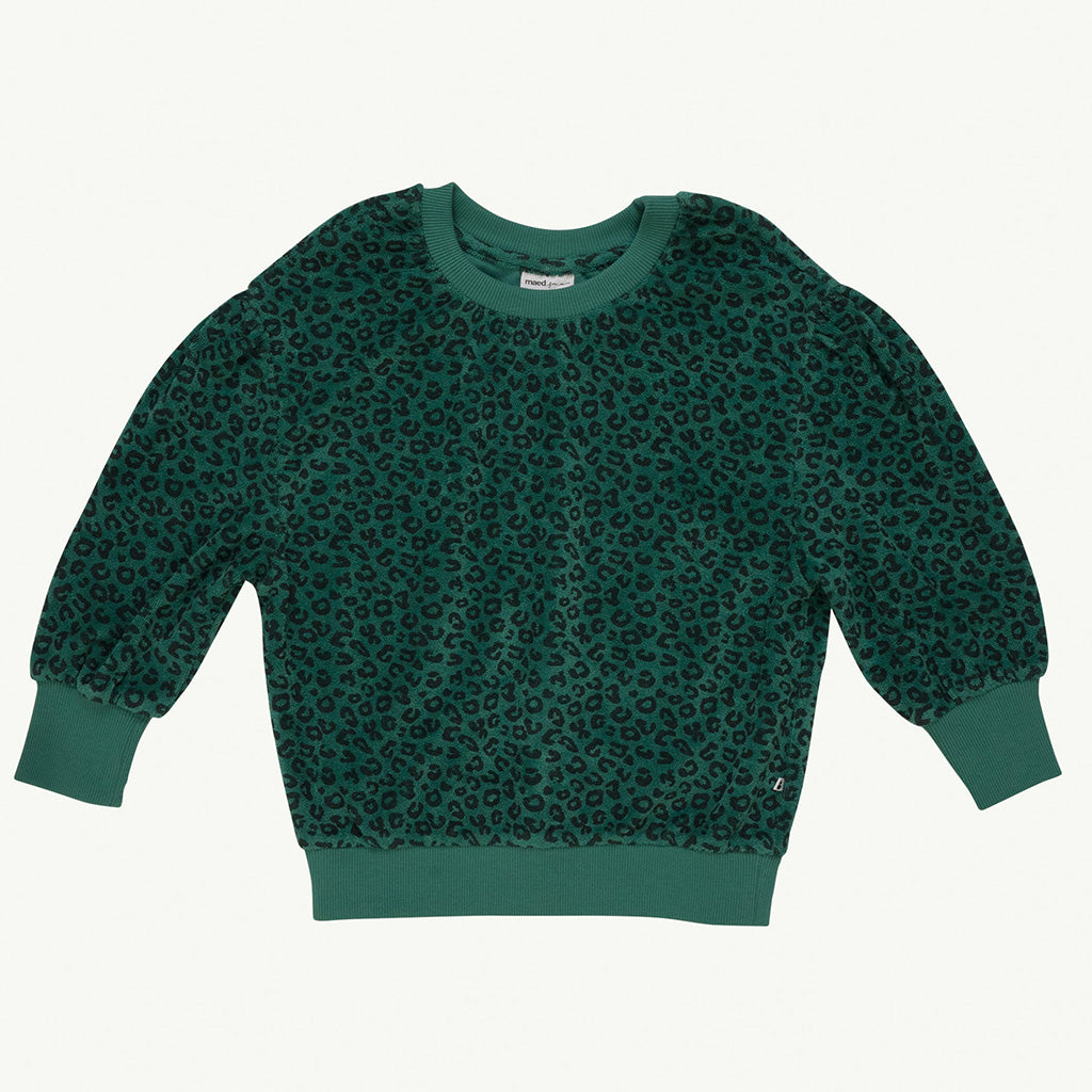 Sweater Leafy Leopard