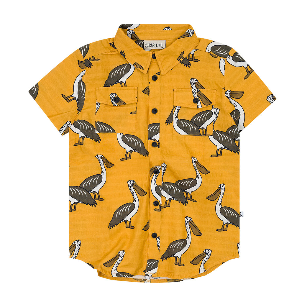 Blouse Shortsleeve Pelican
