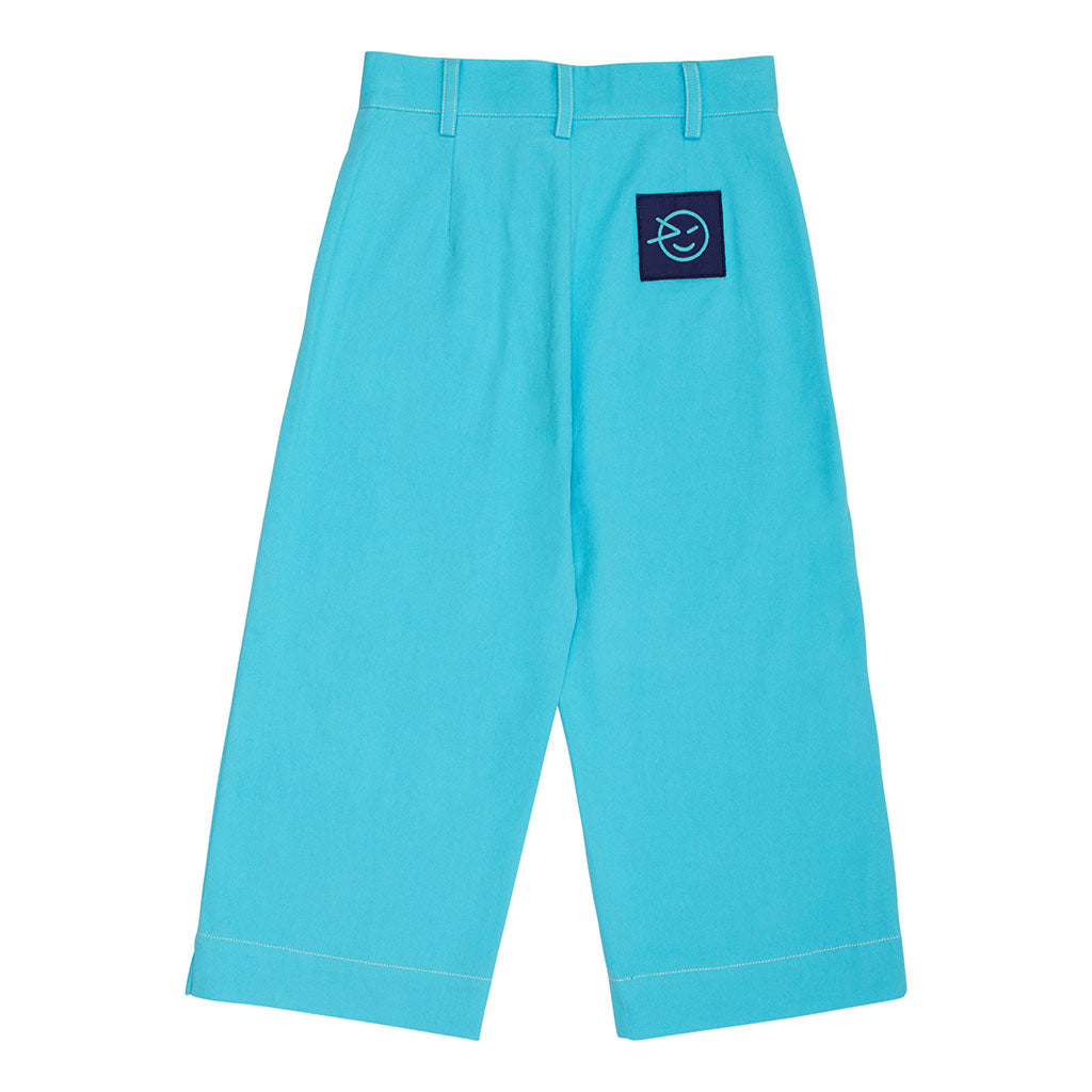 Pant Contrast Stitch Corda Turquiose