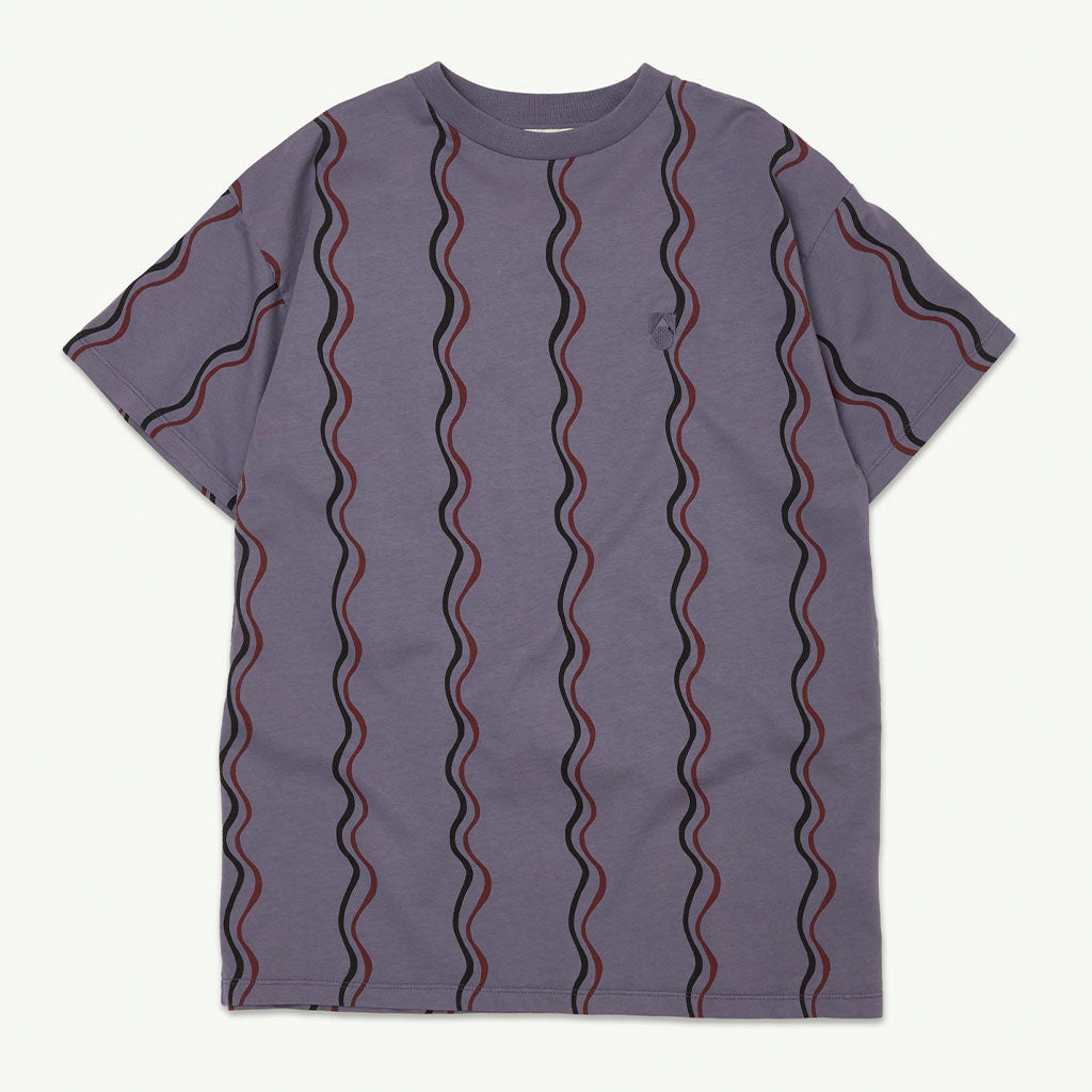 Dress Tee Vertical Squiggle Heron