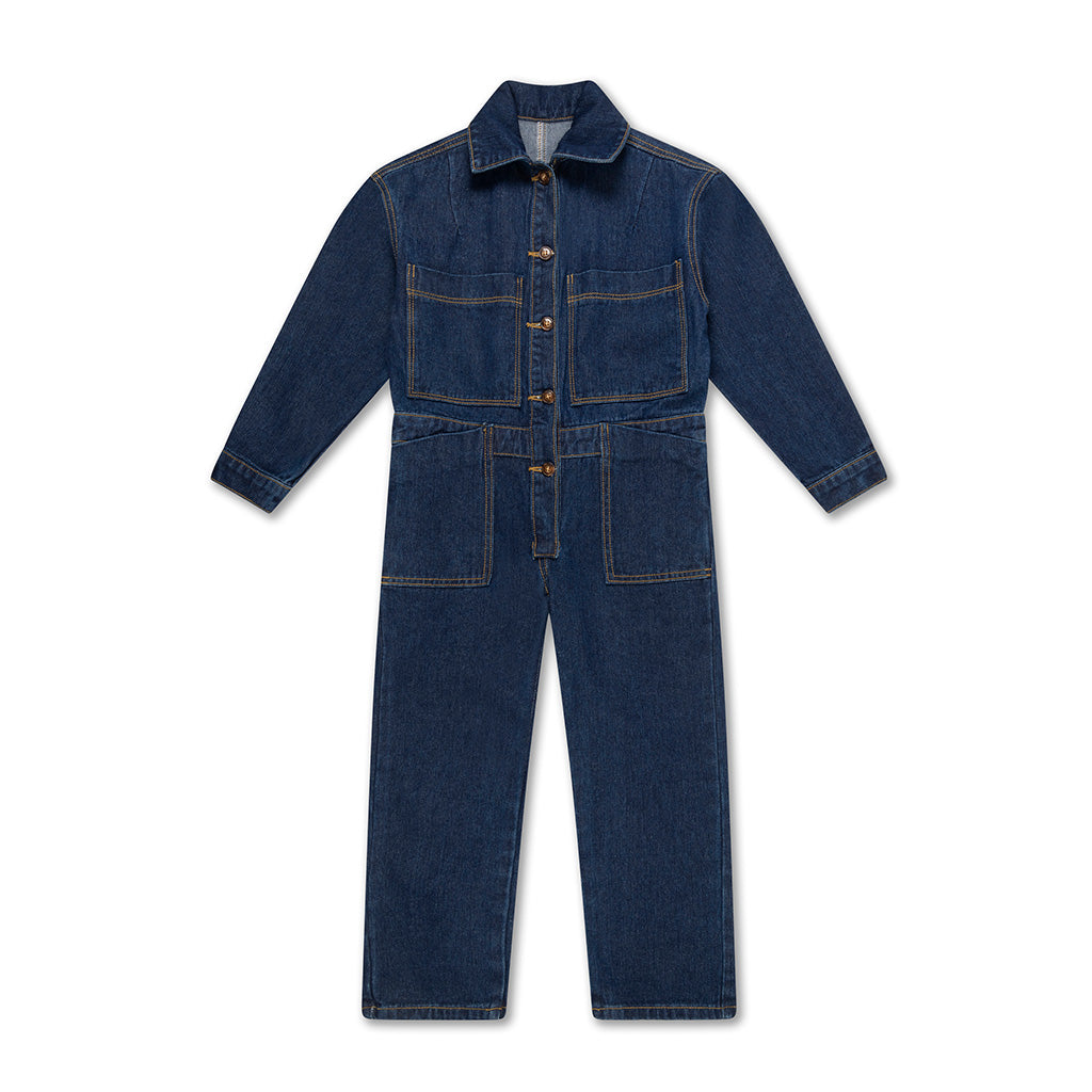 Overall Rinsed Blue