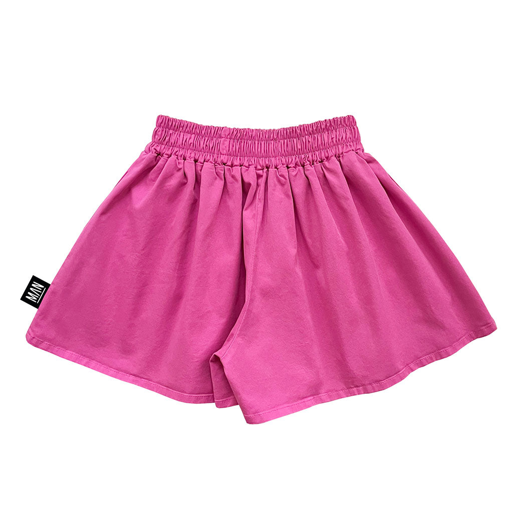 Shorts Wide Leg Cherry