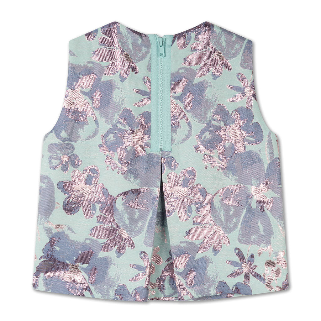 Top Euphoria Sparkle Aqua Flower