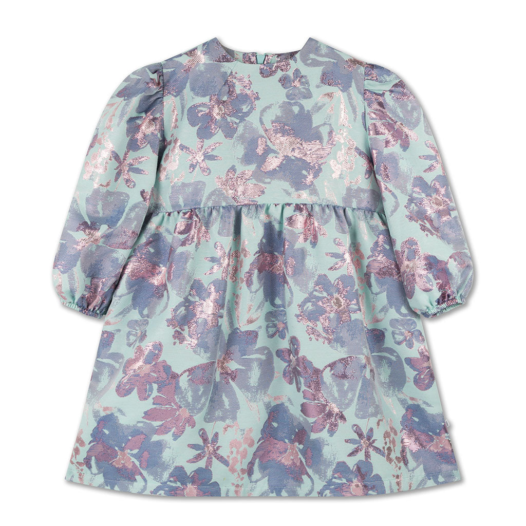 Dress Euphoria Sparkle Aqua Flower