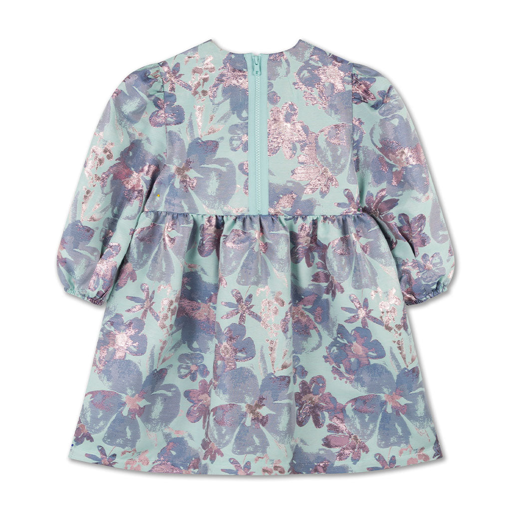 Dress Euphoria Sparkle Aqua Flower