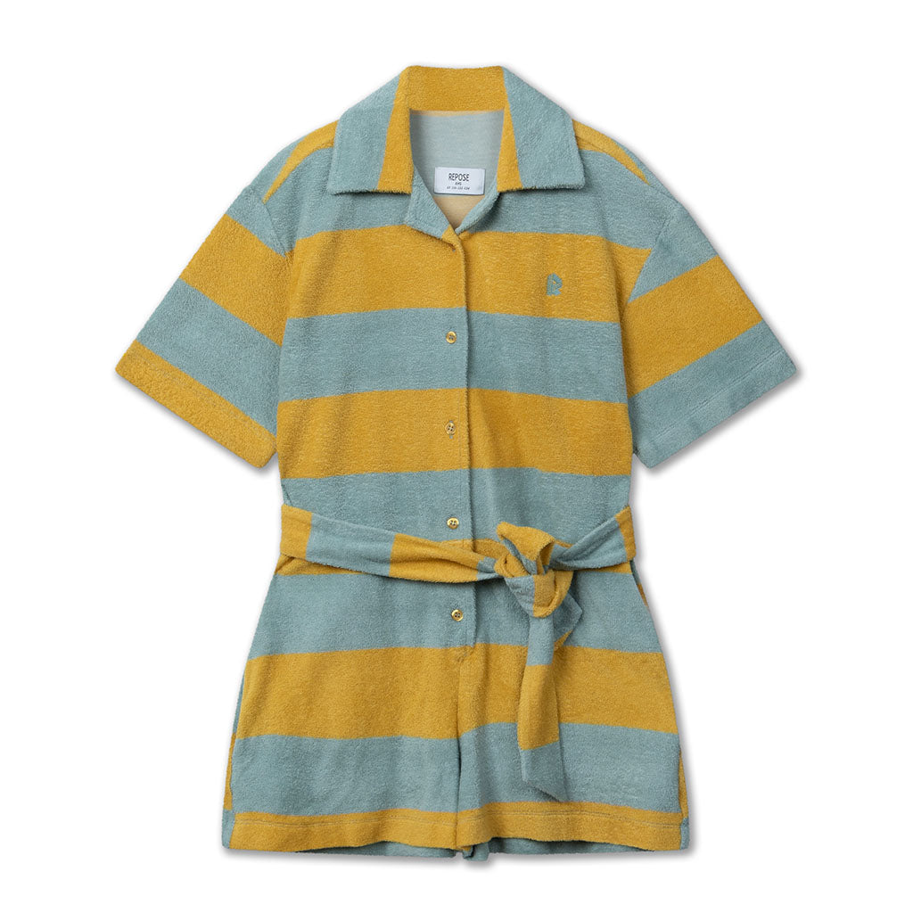 Onesuit Shirt Golden Block Stripe