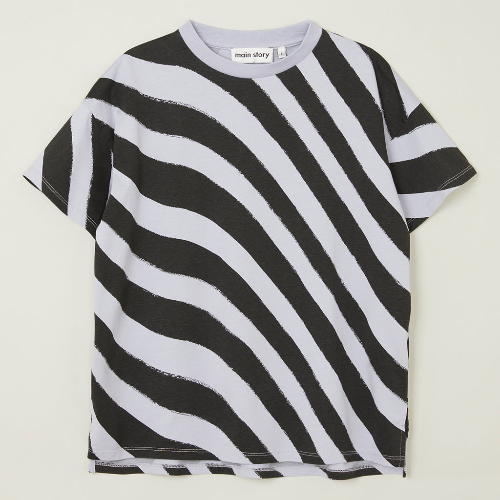 Tee Oversized Psychedelic Print