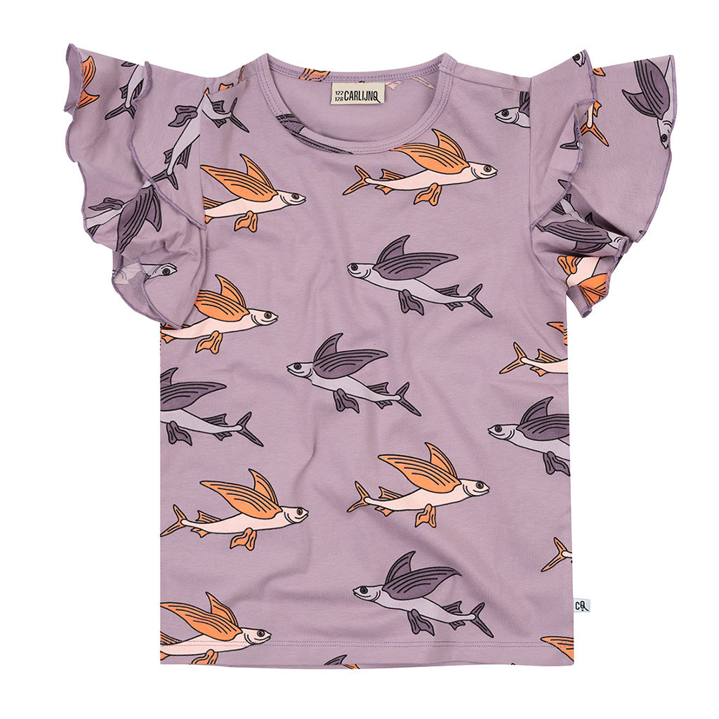 Shirt Ruffle Flying Fish