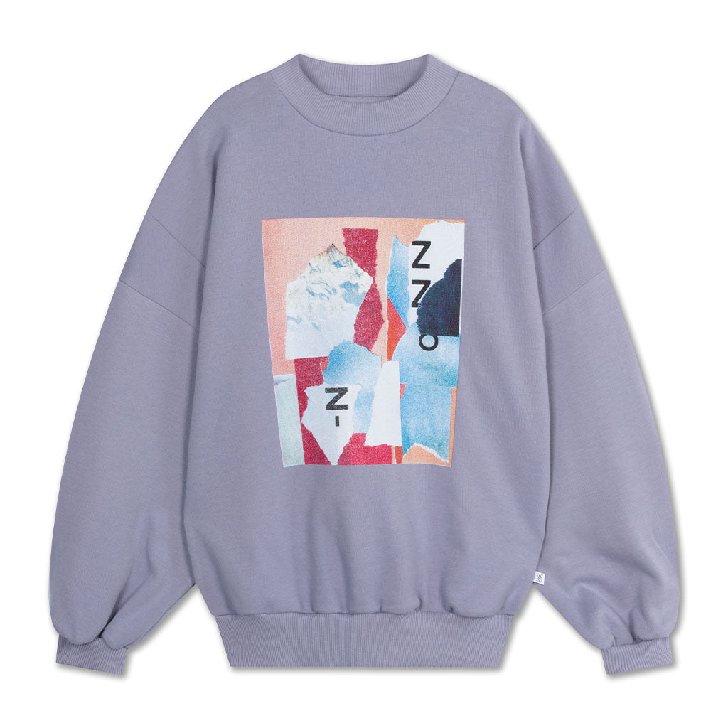 Sweater Crewneck Silver Grey