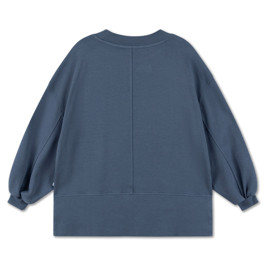 Sweatshirt Boxy Nightshade Blue