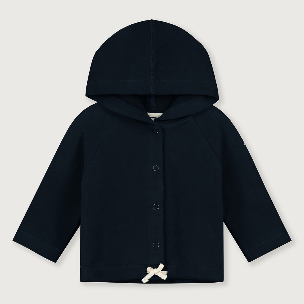 Cardigan Hooded Baby Nearly Black 2024