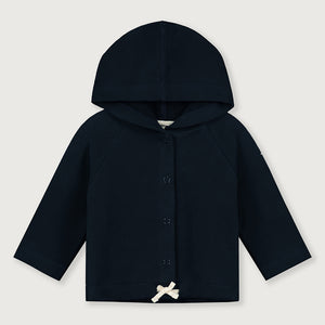 Cardigan Hooded Baby Nearly Black 2024