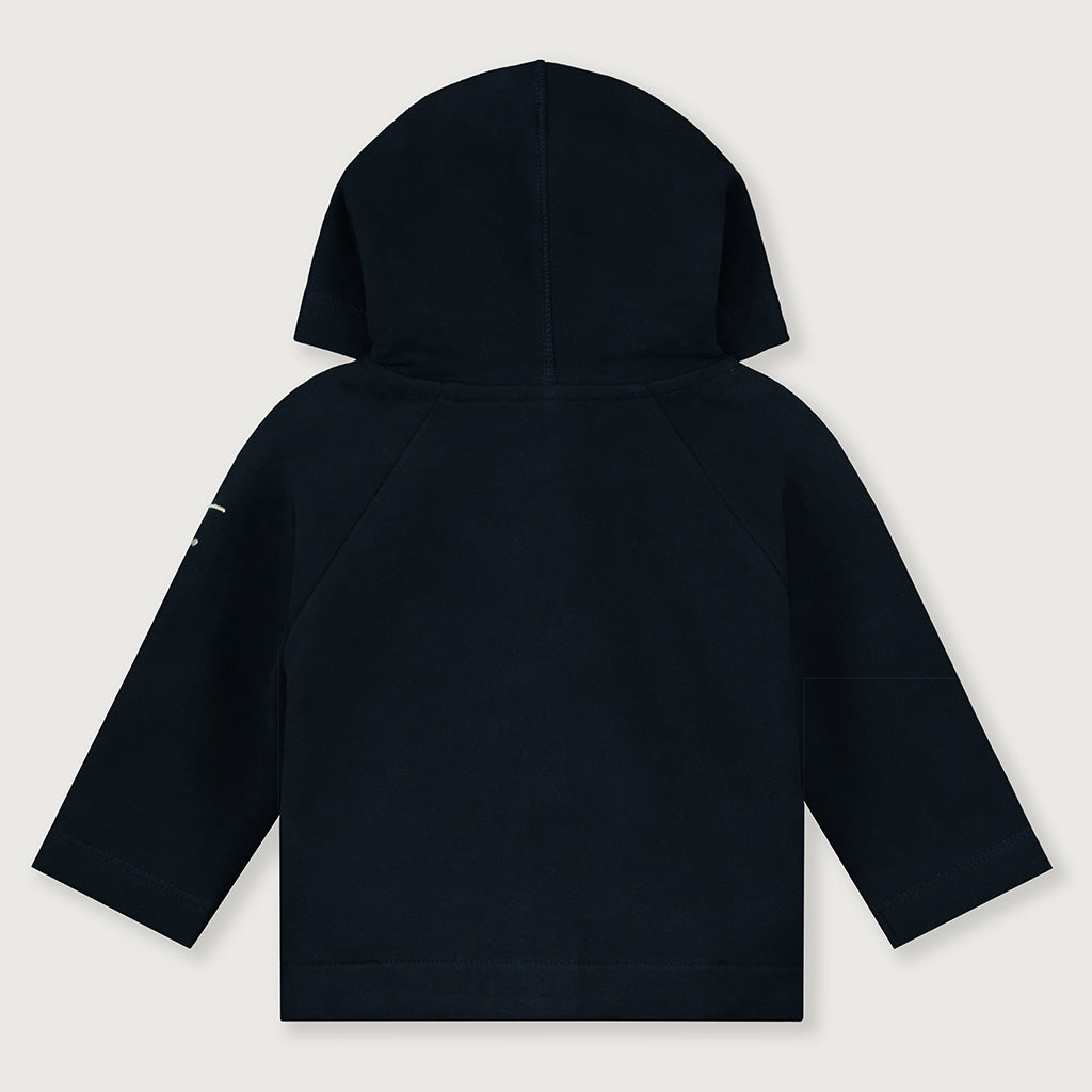 Cardigan Hooded Baby Nearly Black 2024
