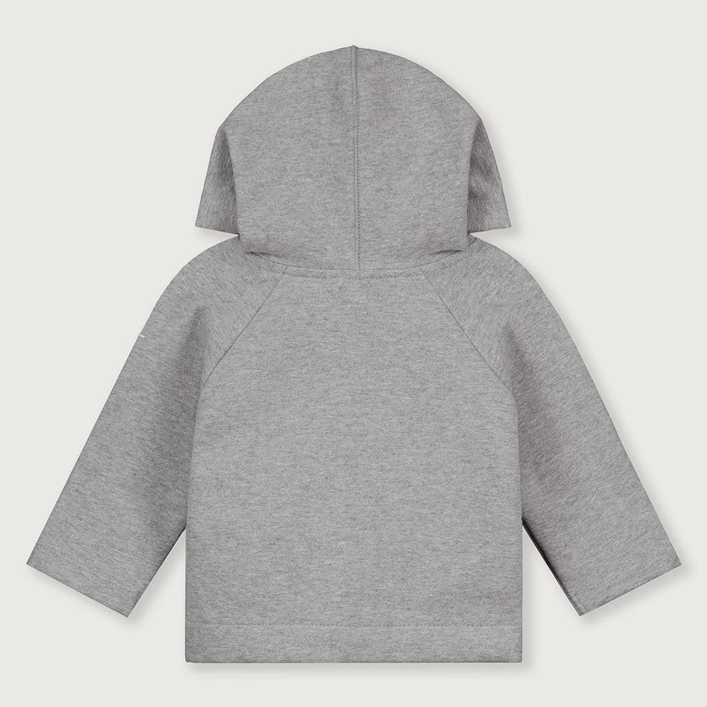 Cardigan Hooded Baby Grey Melange