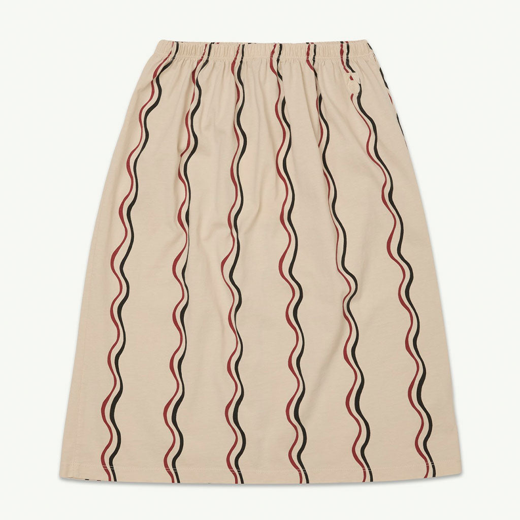 Skirt Midi Squiggle Birch