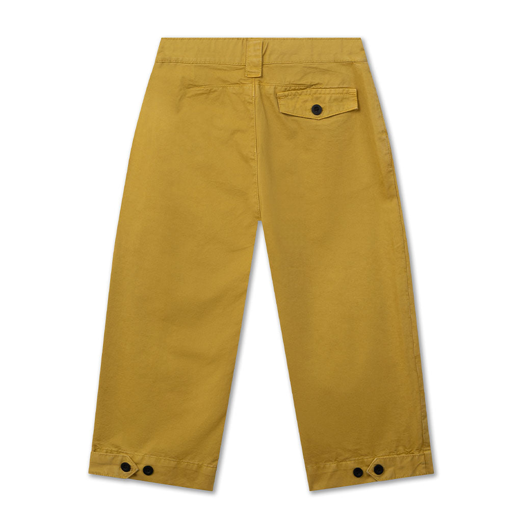 Pants Cargo Golden Green Color Block
