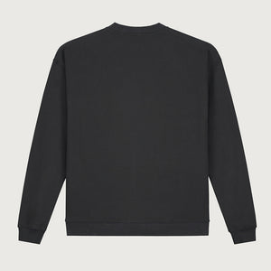 Sweater Dropped Shoulder Nearly Black Adult