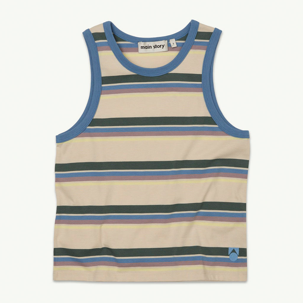 Vest Narrow Multi Stripe