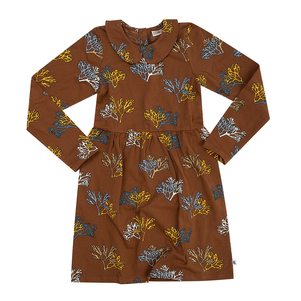 Dress Collar Brown Coral