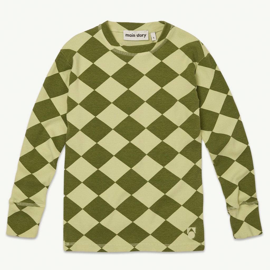 Top Rib Diamond Lemon Grass