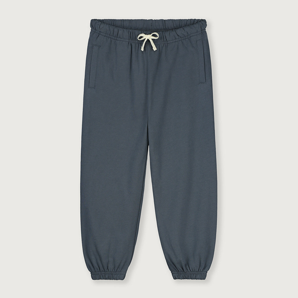 Pants Track 10Y Logo Blue Grey