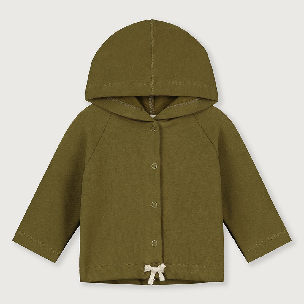 Cardigan Hooded Olive Green