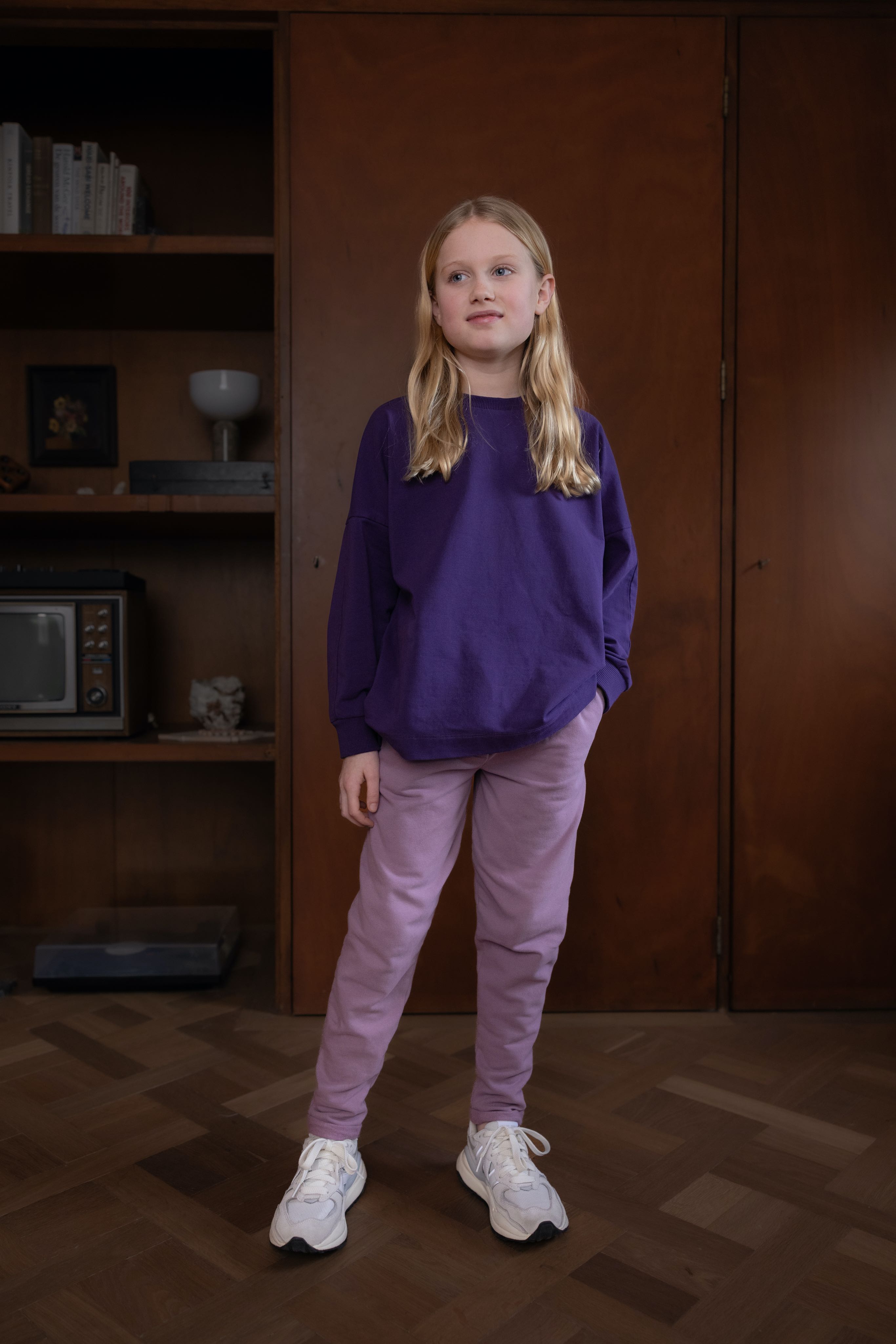 Chino Cropped French Lilac