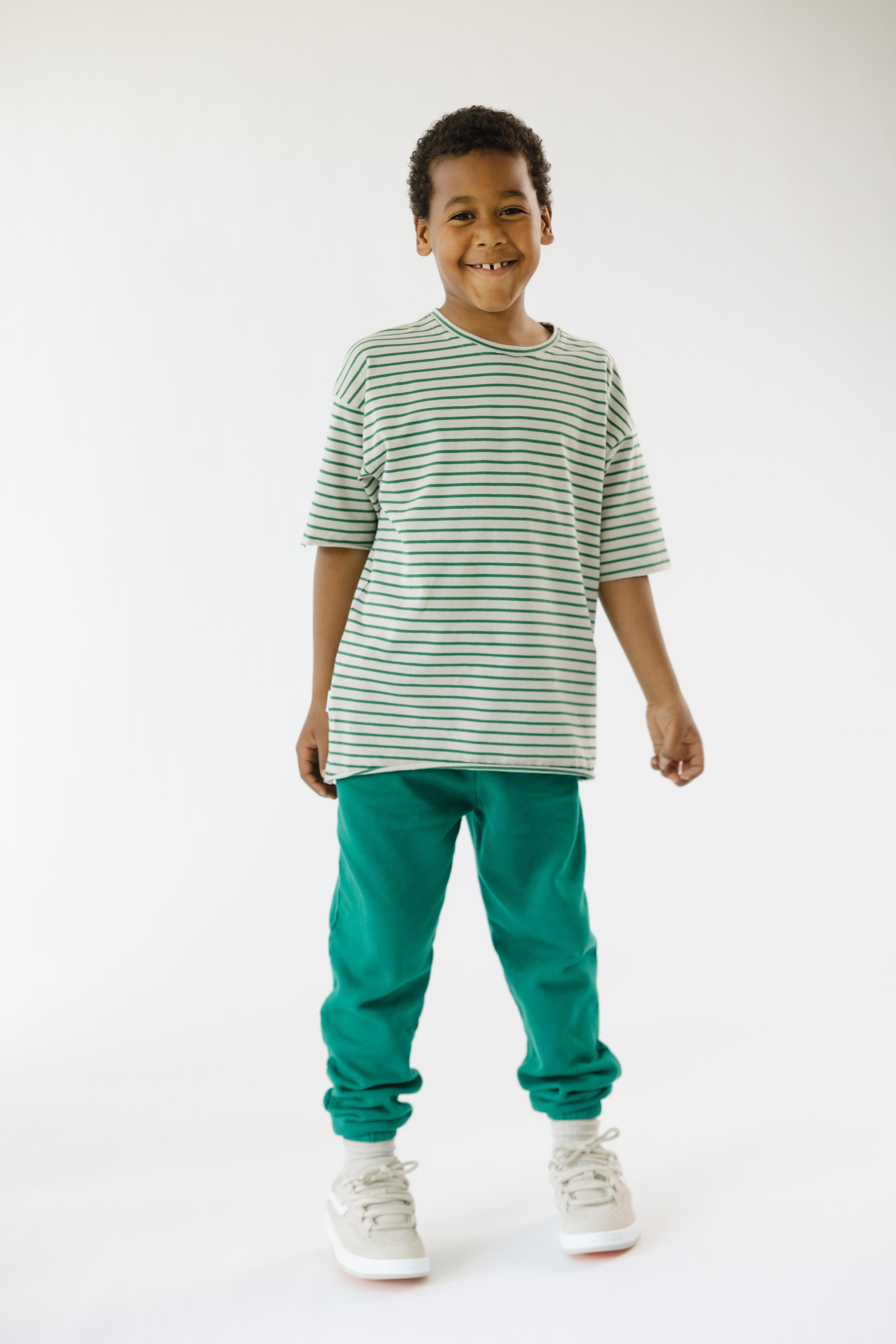 Oversized T-shirt Ultramarine Stripes CC