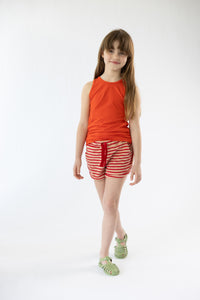 Short Toweling Stripe Pomegranate CC