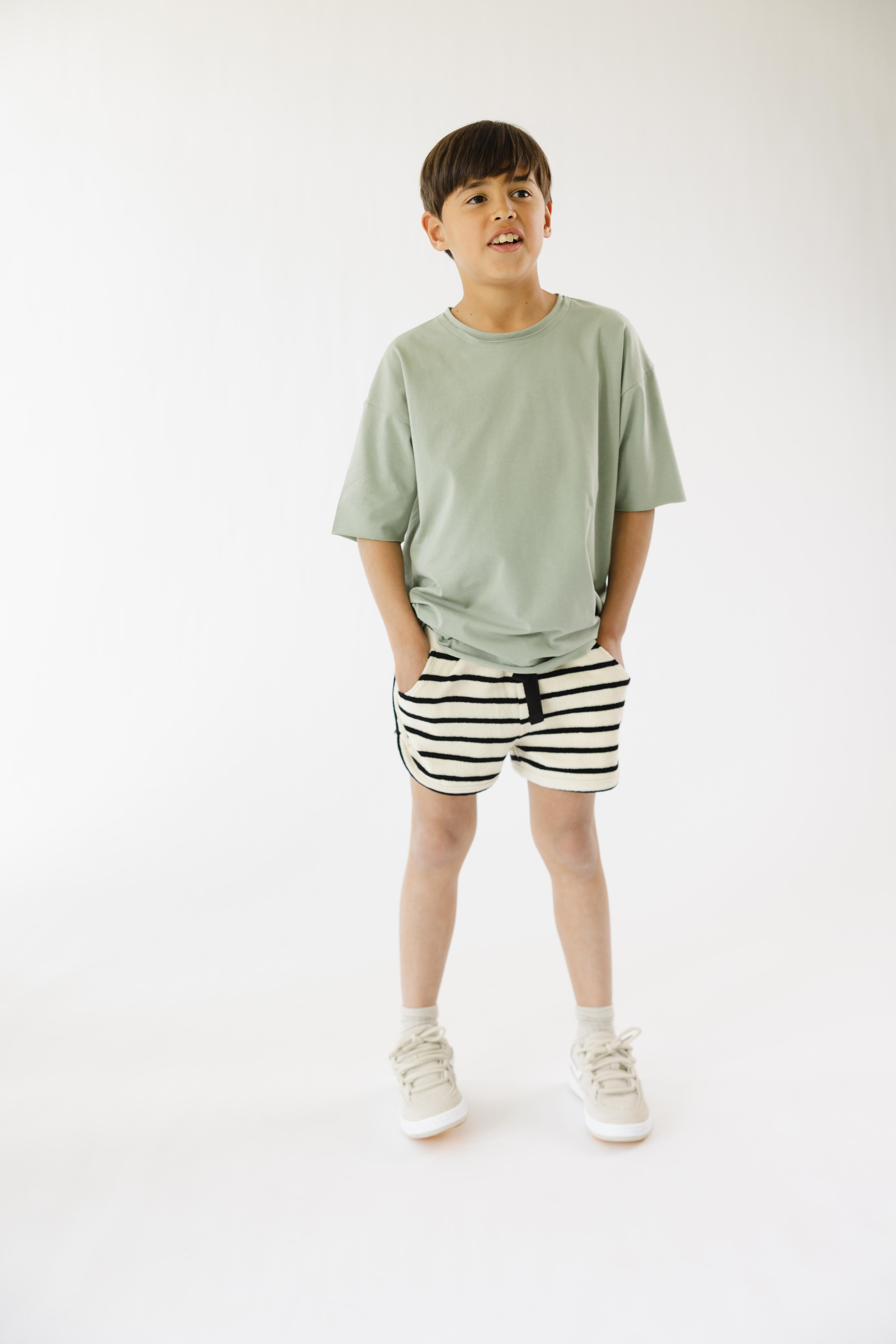 Short Toweling Breton Stripes CC