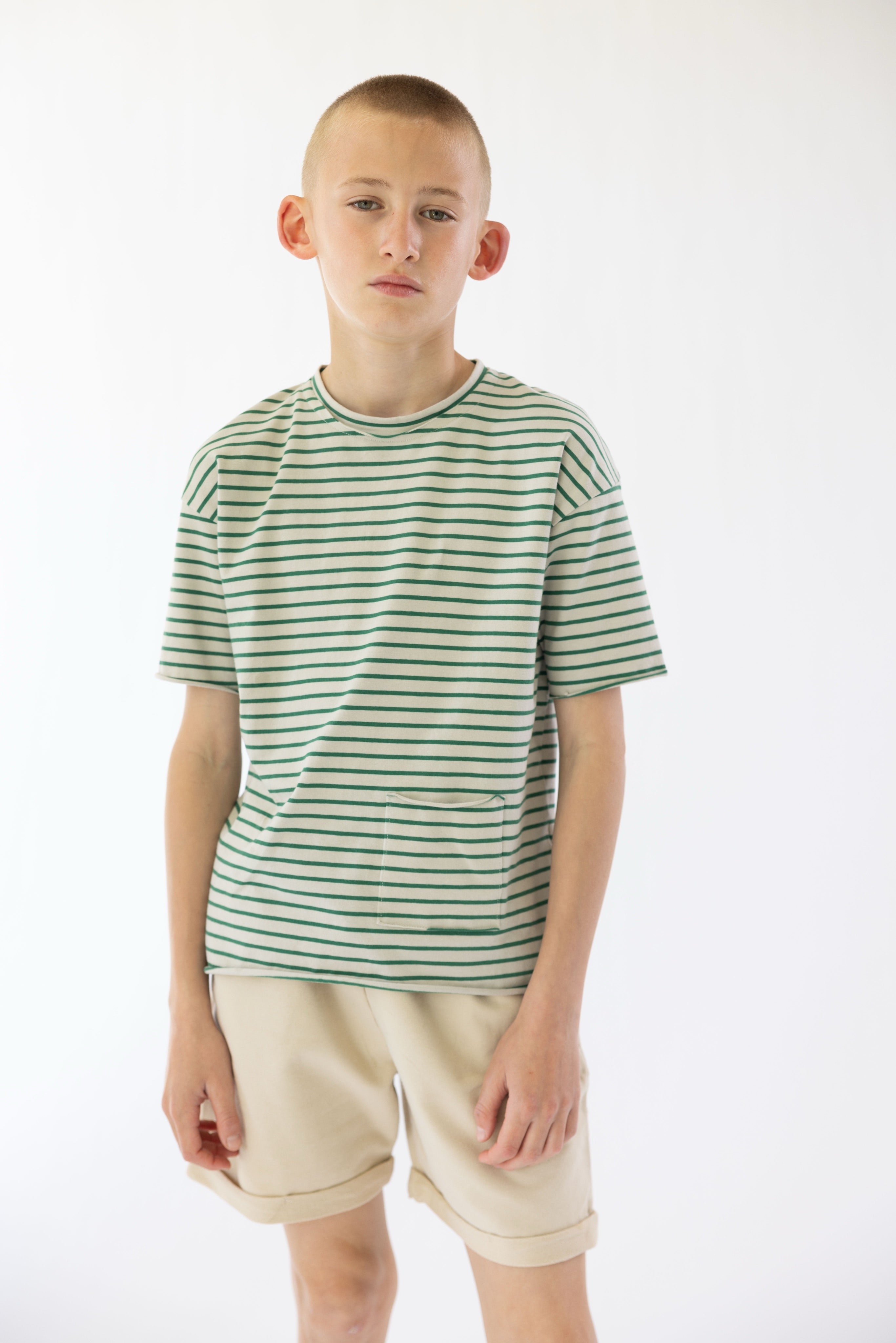 Oversized T-shirt Ultramarine Stripes CC
