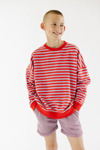 Oversized Sweater Dusty Stripes CC