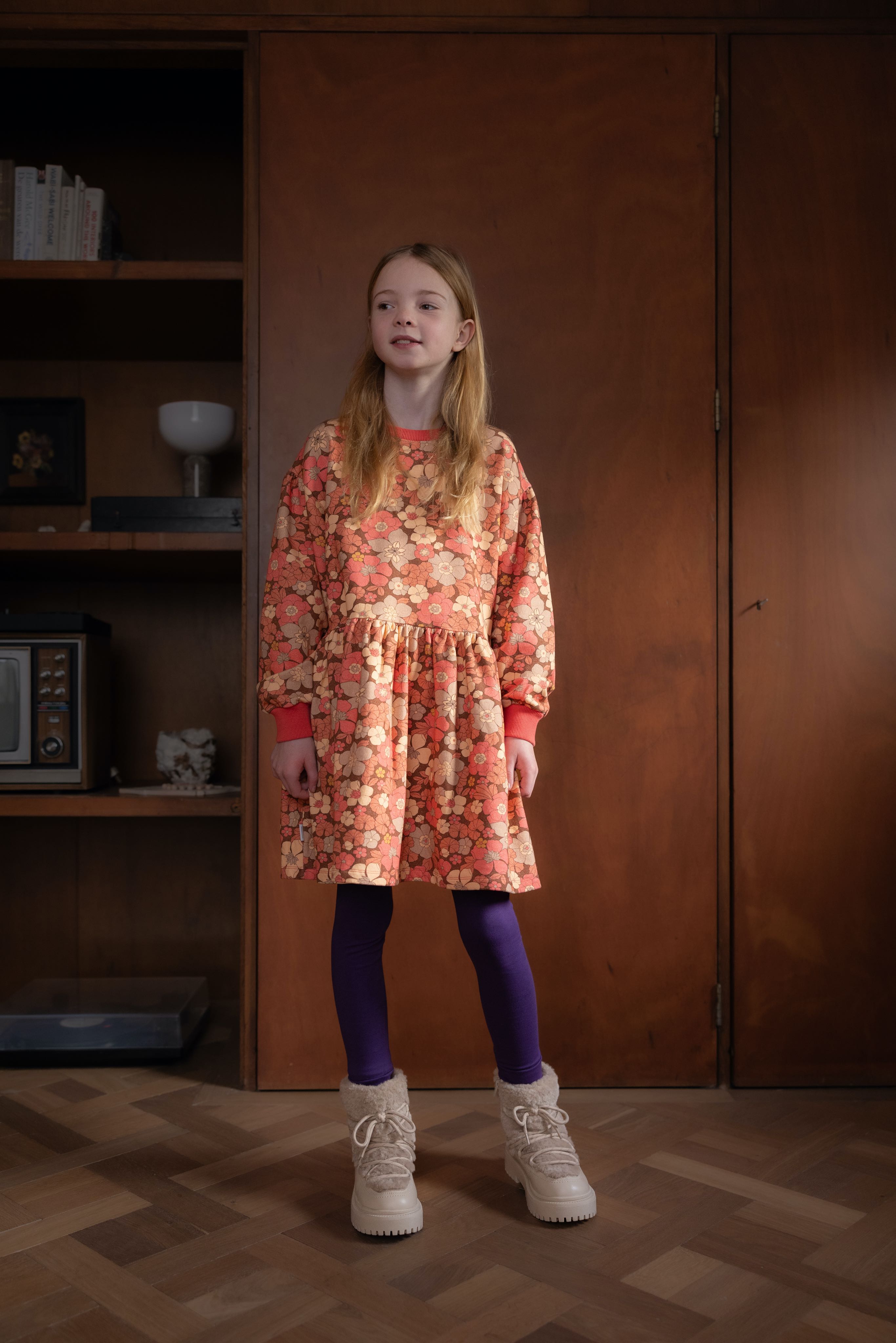 Dress Flowerpower Peach