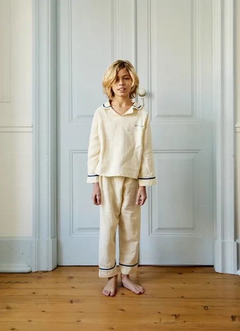 PJ Pepijn Boys Milk Blue