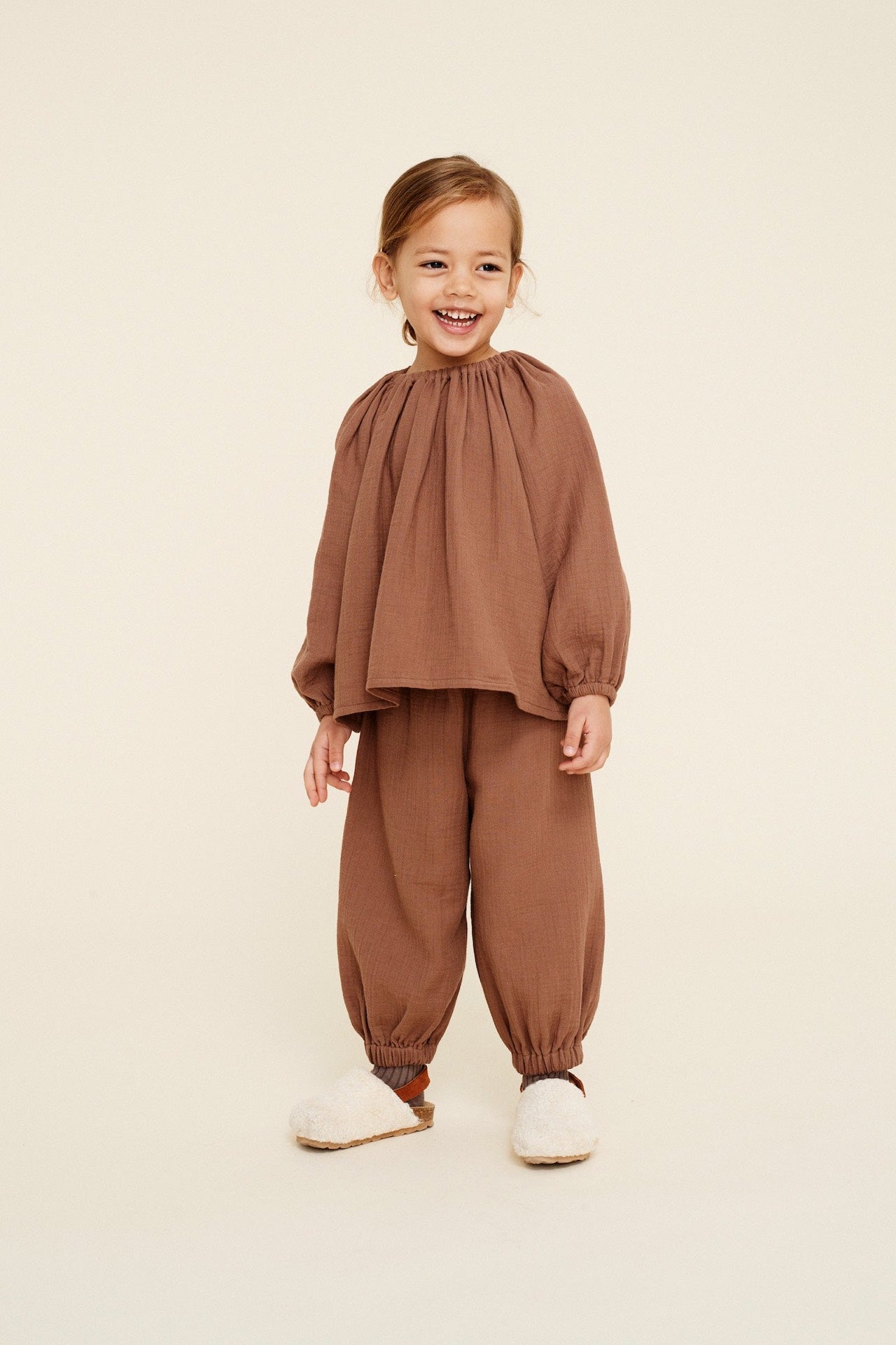 Blouse Liilu Chocolat Brown
