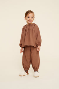 Blouse Liilu Chocolat Brown