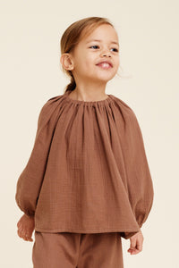 Blouse Liilu Chocolat Brown