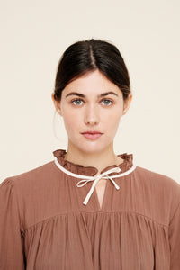 Dress Agatha Chocolate Brown Woman