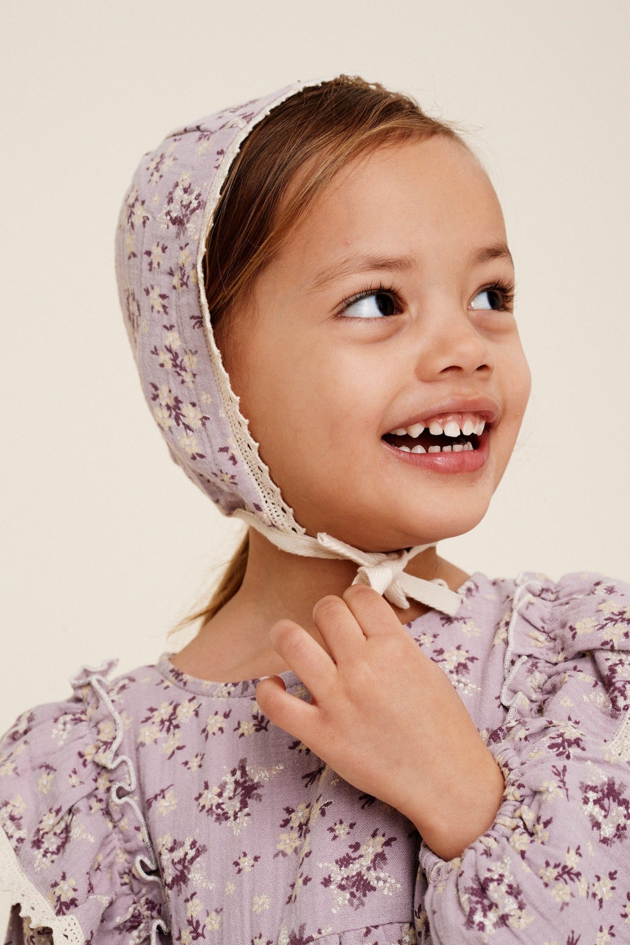 Bonnet Yara Flower Lilac Floral