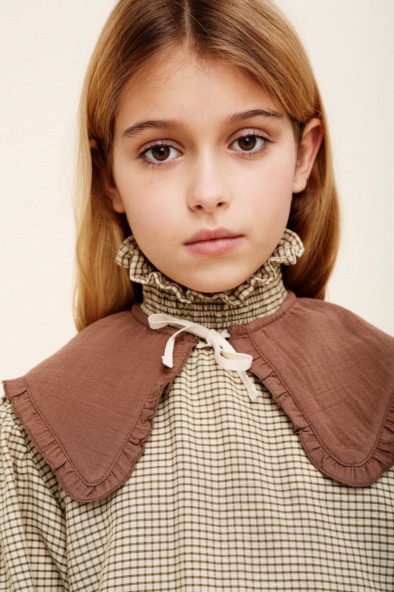 Blouse Smocked Check