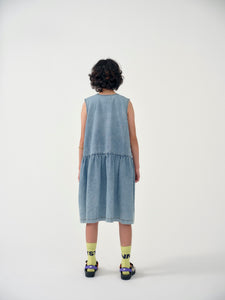 Dress Button Fade Out Blue
