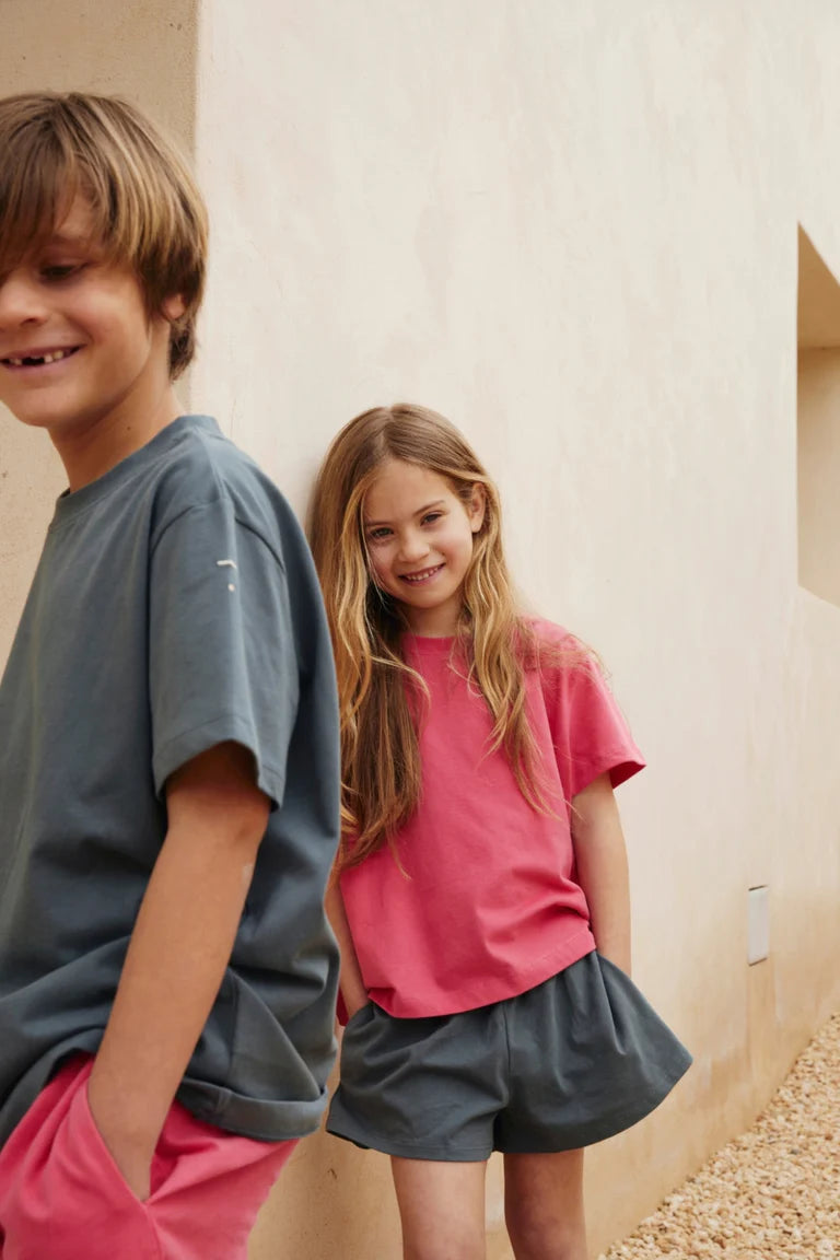 Tee Oversized Blue Grey Off White