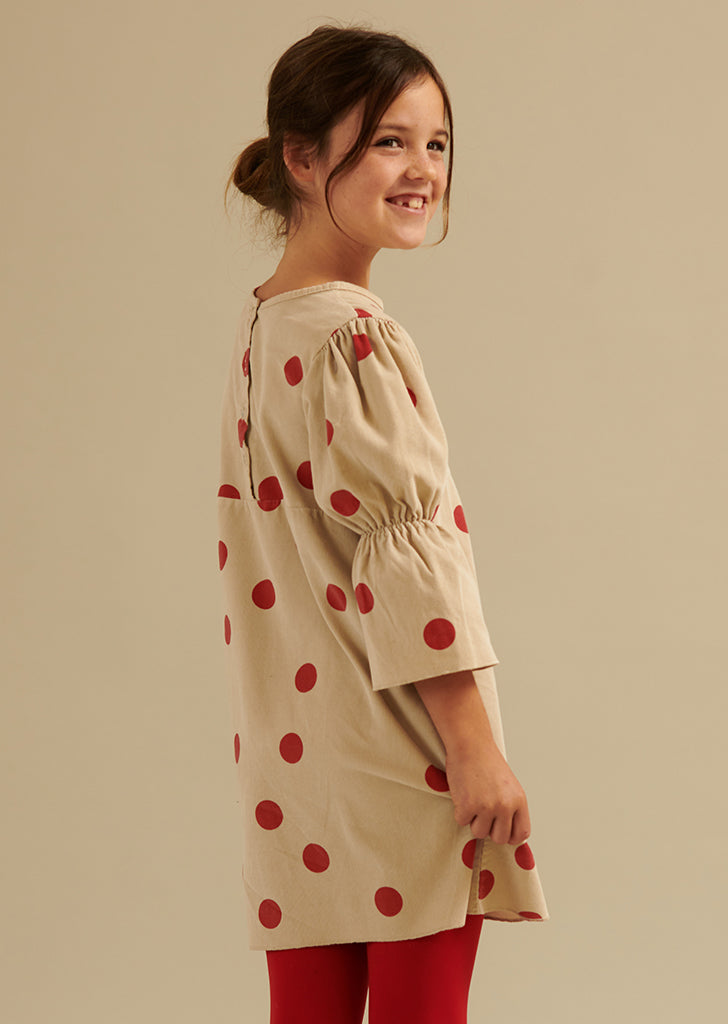 Dress Longsleeve Red Dots