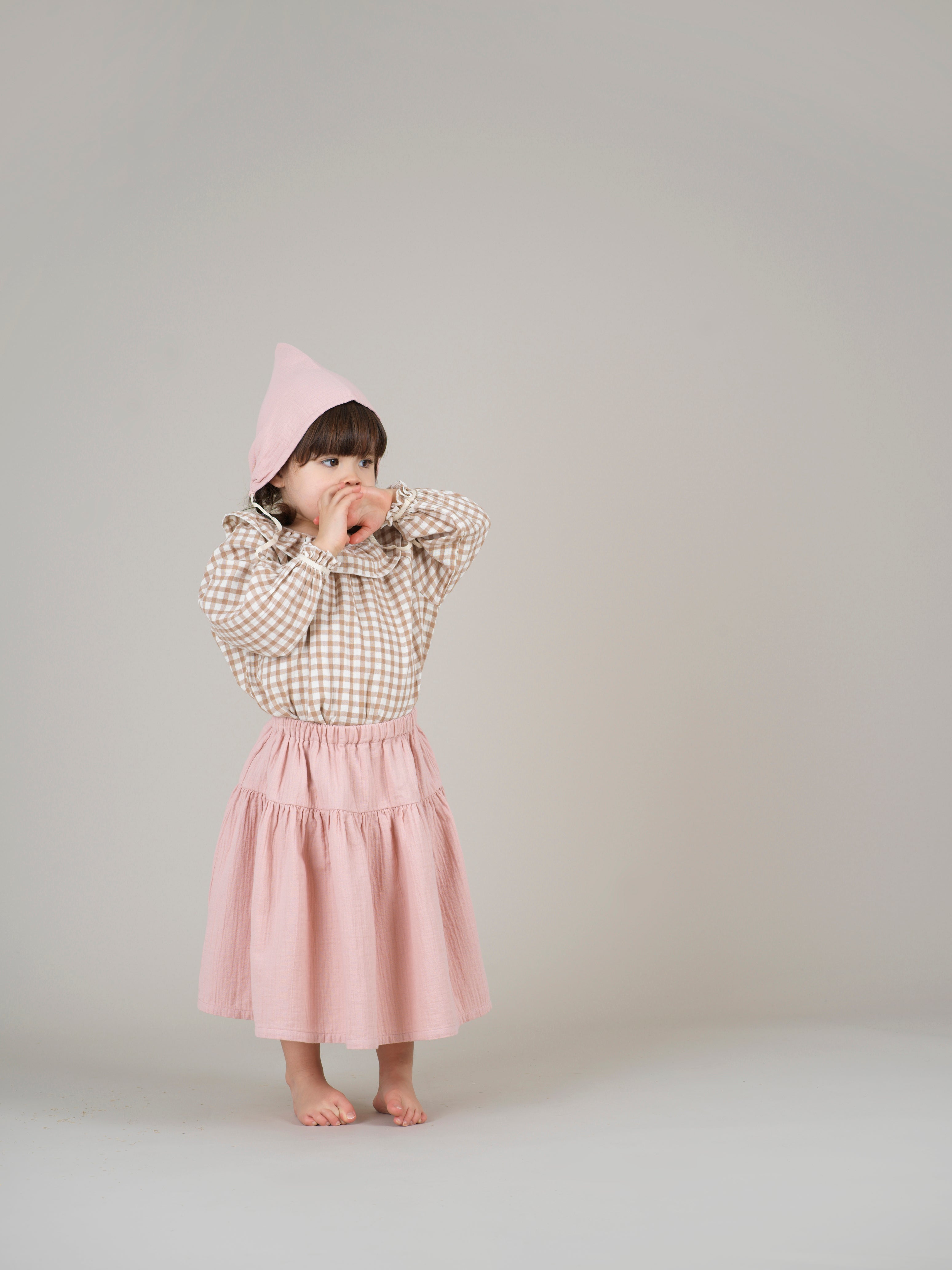 Blouse Oana Check Brown